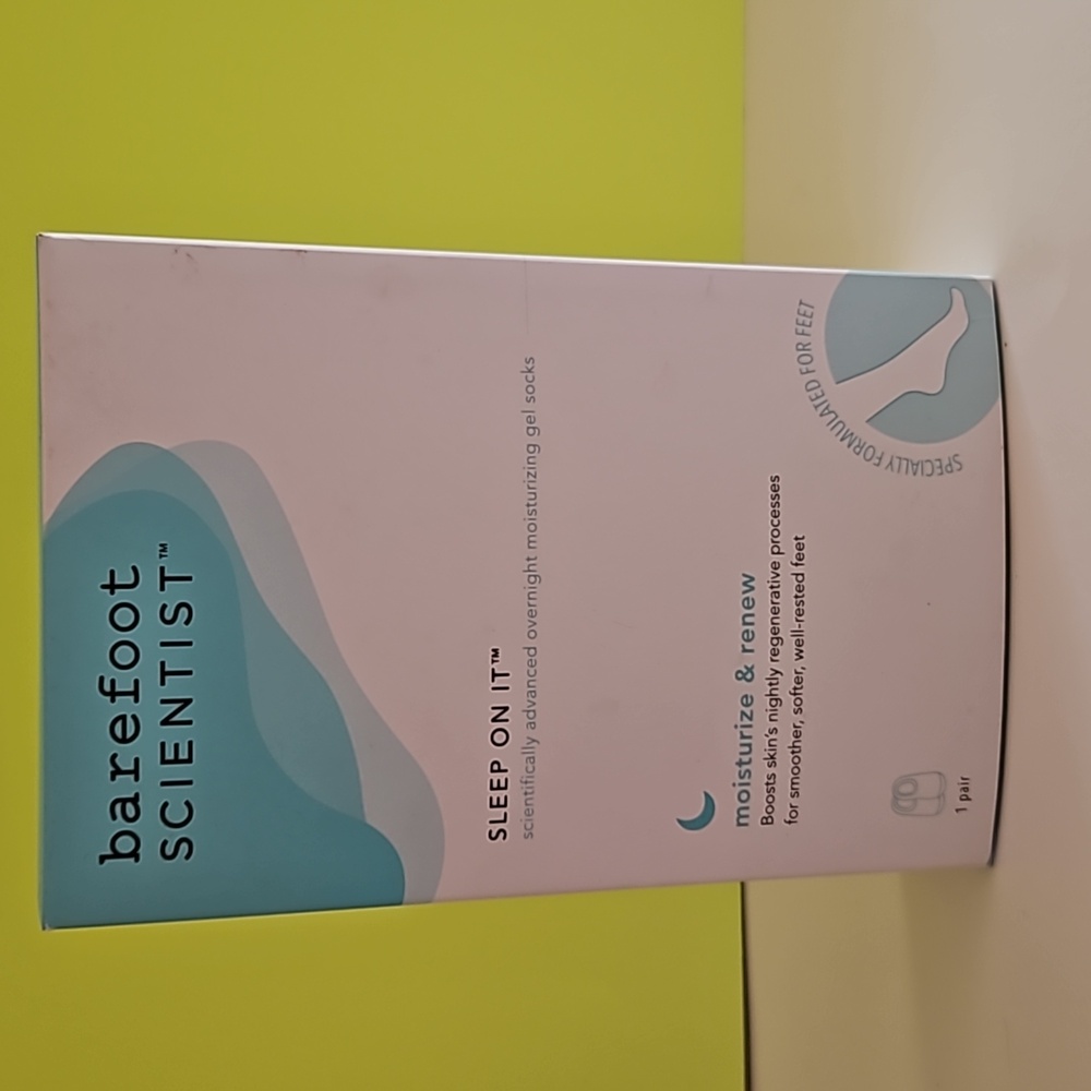 NWT Barefoot Scientist Sleep On It overnight moisture socks 👣